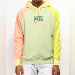 NWT Teddy Fresh x Spongebob Colorblock Hoodie